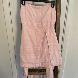 Pink Free People Romper